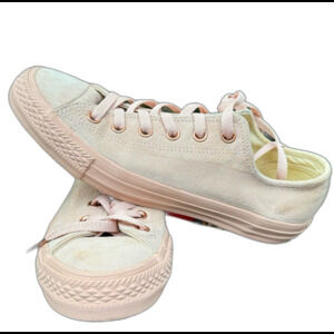 Chuck Taylor All Star CTAS OX vapor pink/blush gold Sz 9